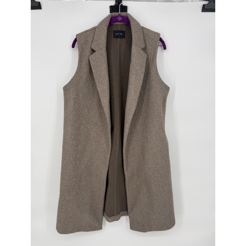 Love Tree Women's Sleevless Long Vest Dress Cover Large
